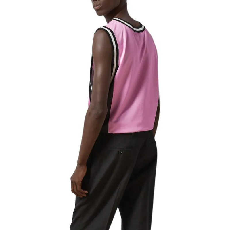 GUCCI Logo print Jersey Tank Top-3