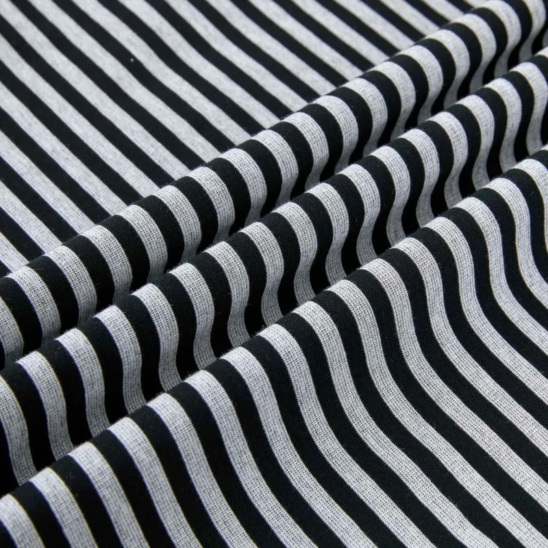 BOGEDIT T Shirts Unisex Reversible Stripes-4