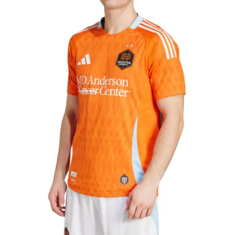 Adidas Free Shipping With AdiClub Houston Dynamo 25/26 Home Authentic Jersey-4