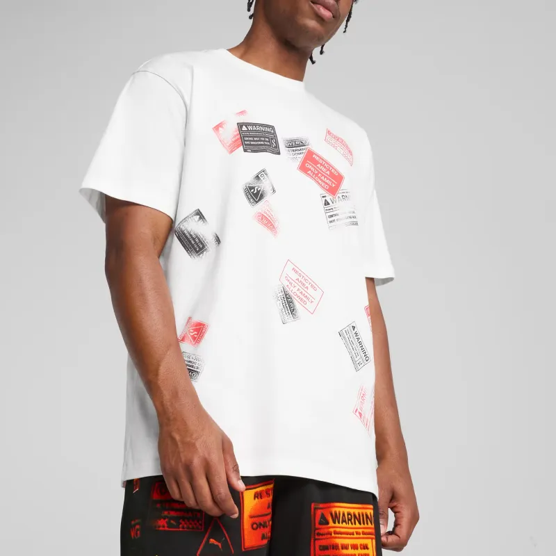 PUMA Playera Estampada Para Hombre Scoot Caution-2
