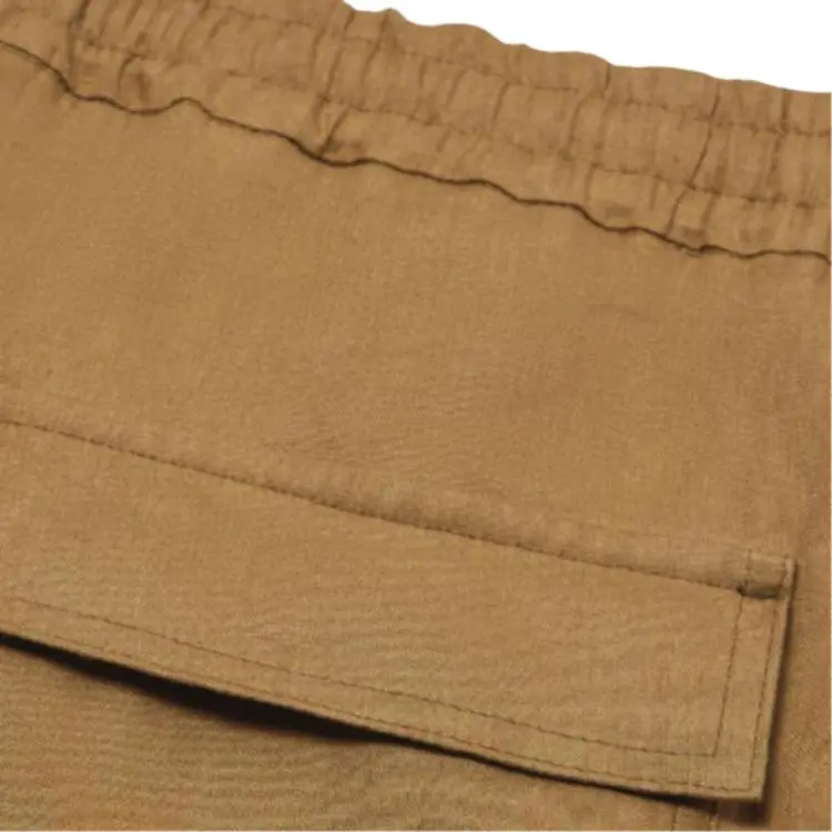 Zzegna Casual Shorts Men Light Army Green-5