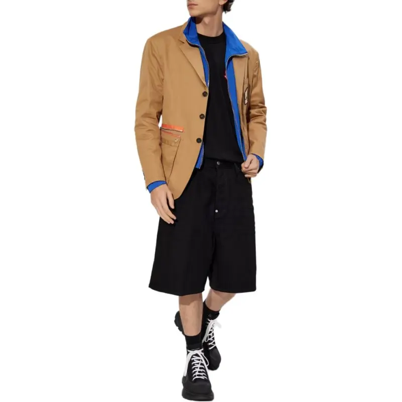 DSQUARED 2 Logo Patch Single Breasted Blazer-2