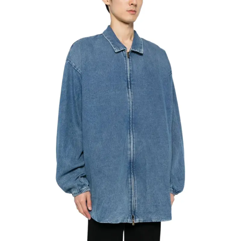 Fear Of God Essentials Core Collection Denim Overshirt-3