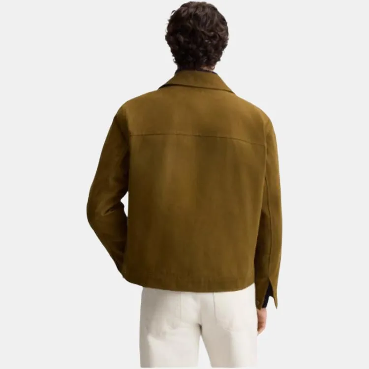 ZARA Jackets Coats Men's Olive Green-4