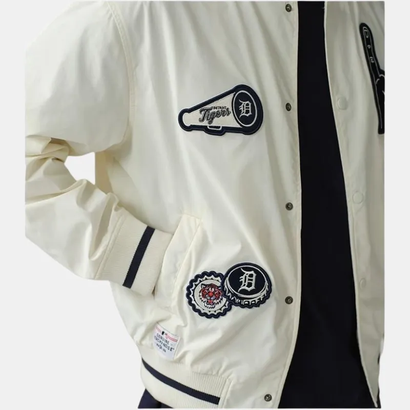 New Era Jackets Unisex Ivory White-2