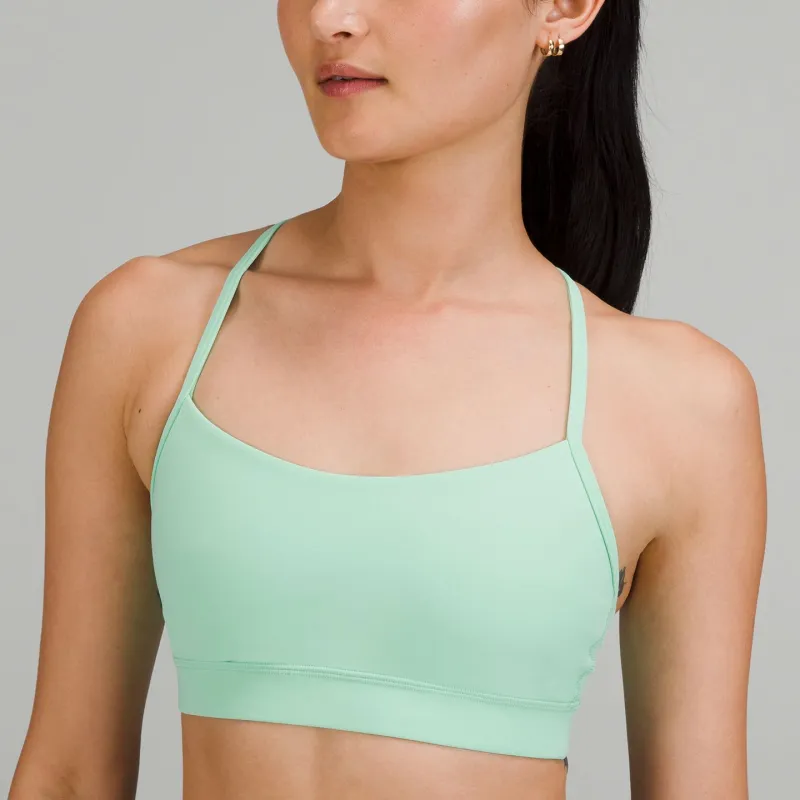 Lululemon Flow Y Yoga Tank Tops Women's Wild Mint Green-4