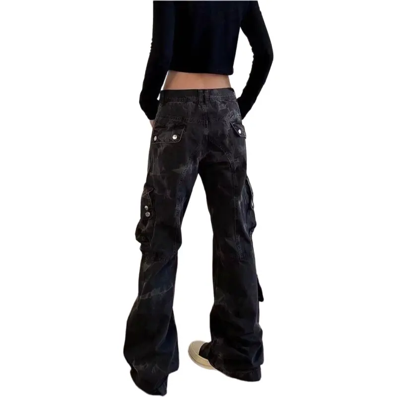Concubine Zhu Jeans Unisex Black-3
