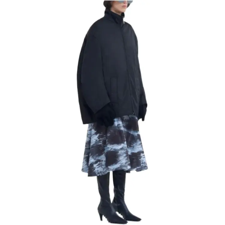 MARNI High Neck Long Sleeved Zipped Bomber Jacket-3