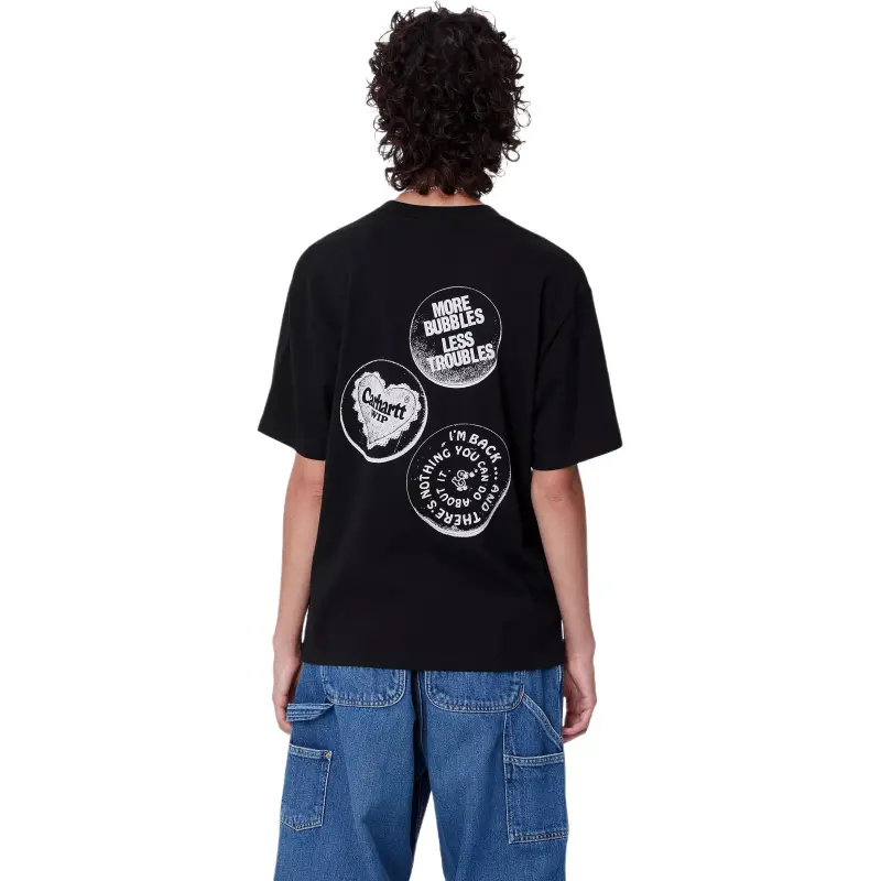 Carhartt WIP W' S/S FW24 Drop Shoulder Sleeve T Shirt Women's Black-4