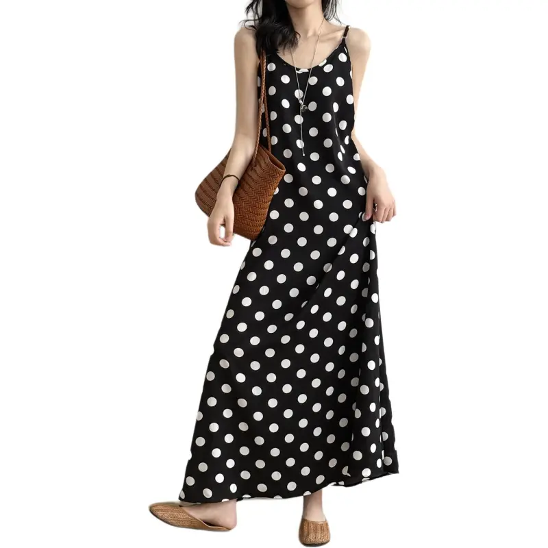 ROBINHOOD Slip Dress Women's Polka Dot-2