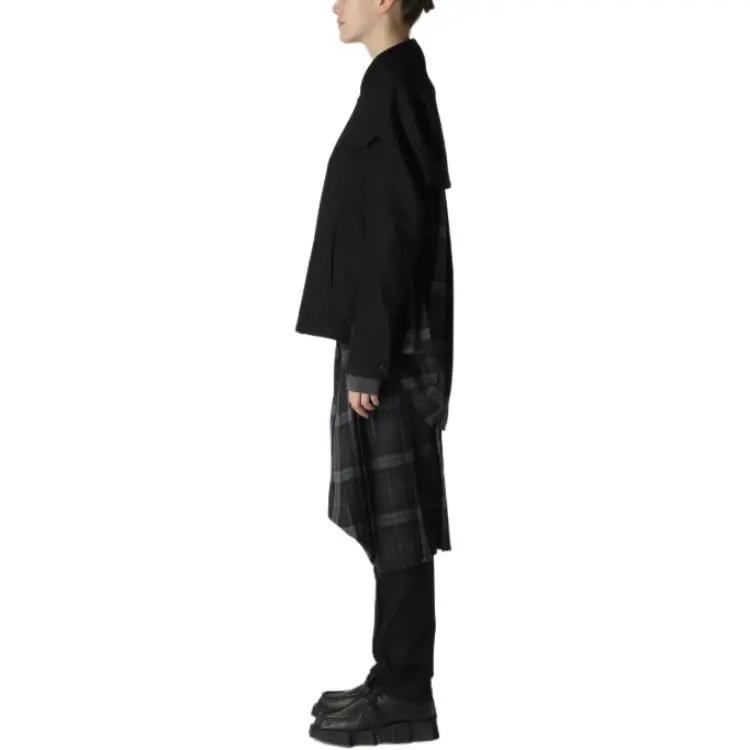 Yohji Yamamoto Panelled Jacket-5