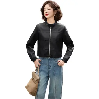 Yi Mengyuan Leather Jacket Women's
