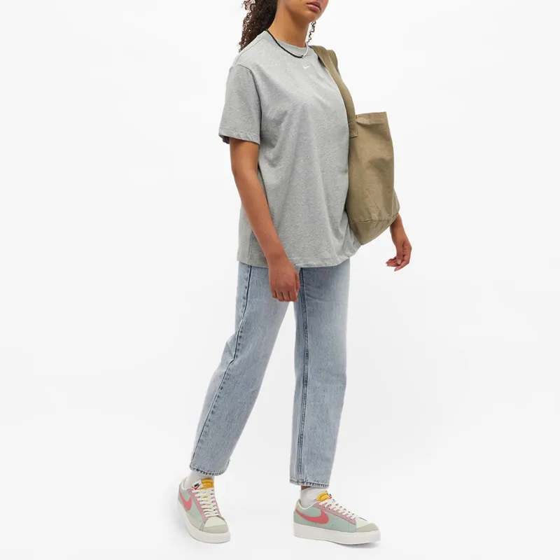Nike Set in Sleeve T Shirt Women's Gray-3