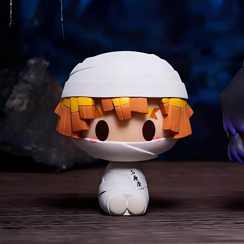 BANPRESTO Demon Slayer Ichiban Kuji, Demon Slayer, D Reward, Zenitsu Agatsuma Chibi Figures-3