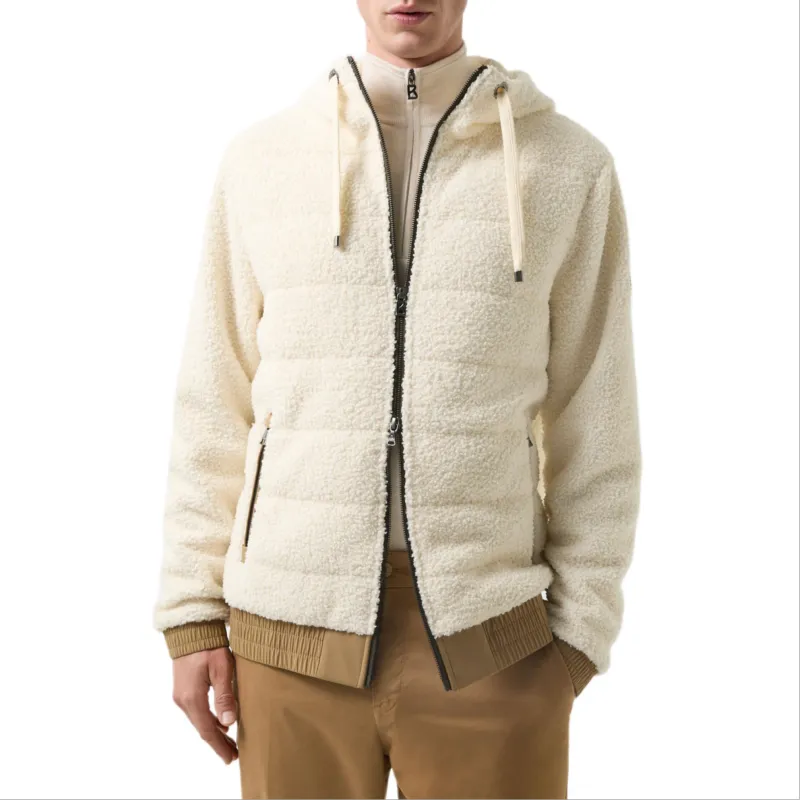 BOGNER SS24 Puffer Jacket Men's Gray White-3