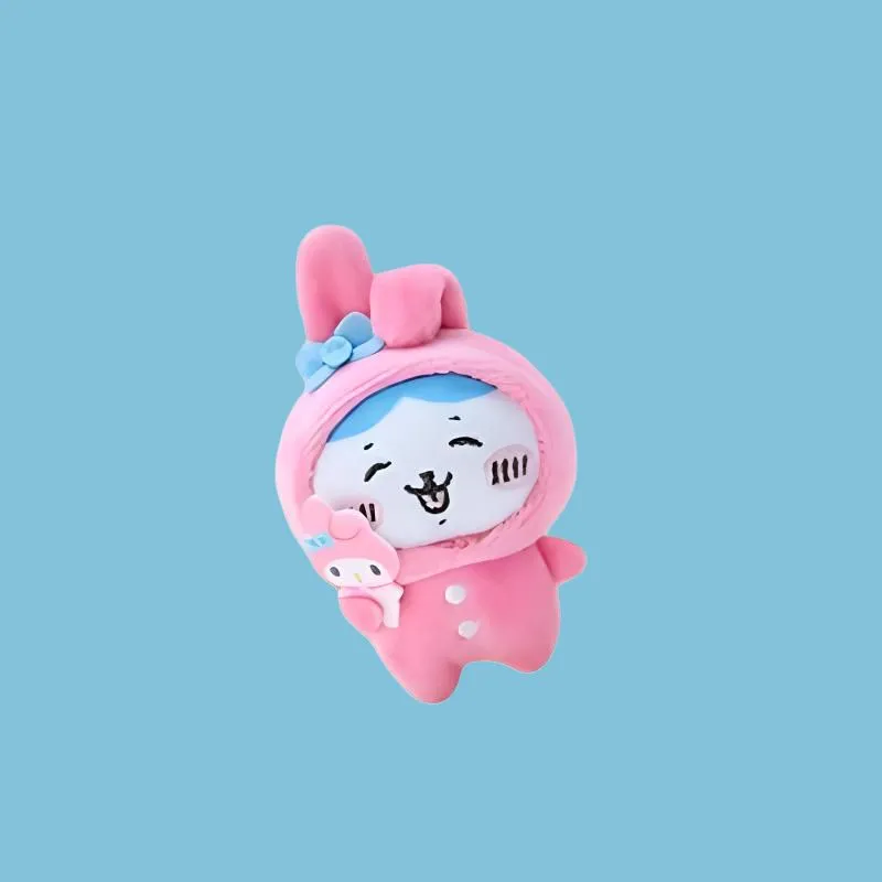 Chiikawa My Melody Hachiware, Small Size Dolls Plush Pendant 11cm Height-3