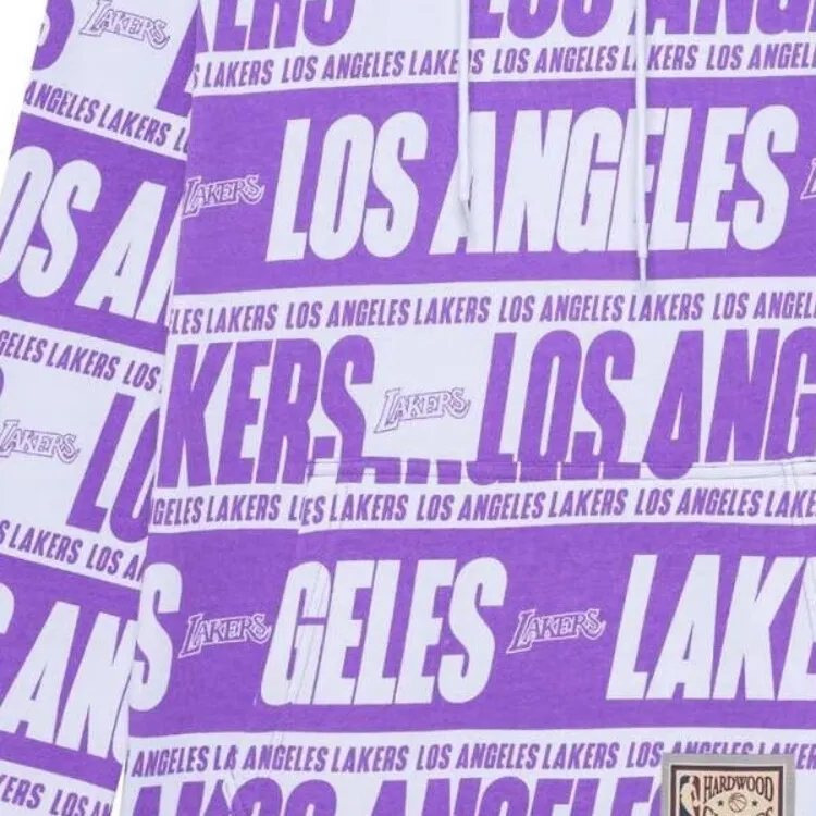 Mitchell Ness Mitchell & Ness NBA Series Sweatshirts Unisex Purple-2