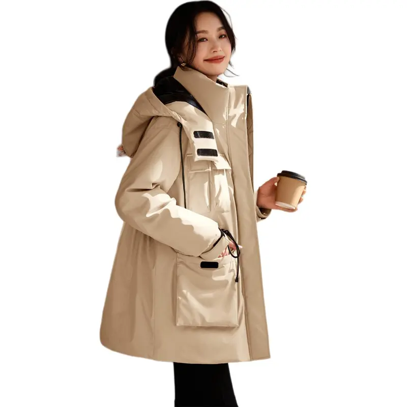 Mo Han Yi Mei Down Jacket Women's Khaki-1