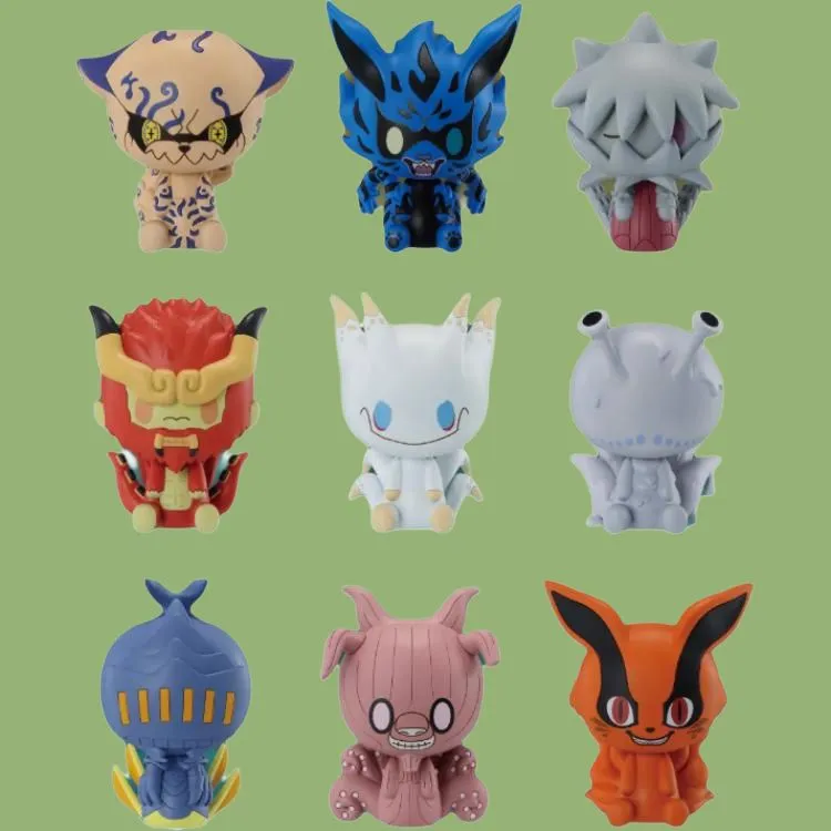 BANDAI Naruto Characters Tail Beast Chibi Figures-2