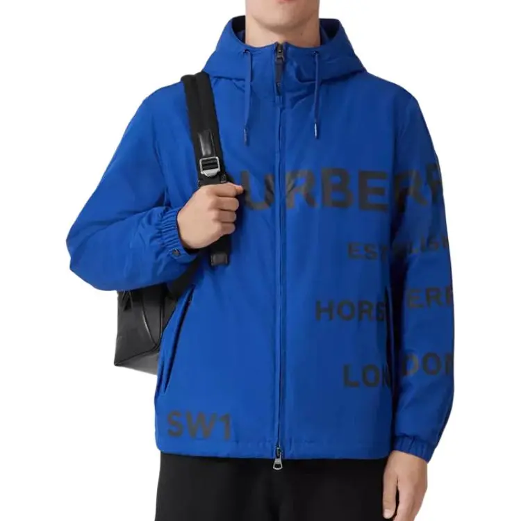 Burberry Horseferry Print Check Nylon Hooded Jacket-4