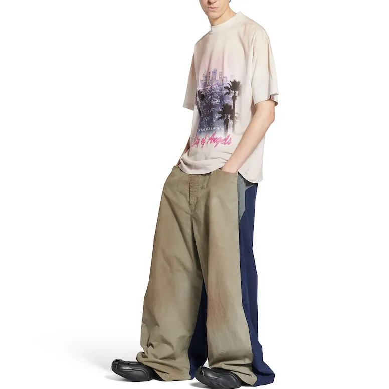 Balenciaga Drop Shoulder Sleeve T Shirt Unisex White Regular Fit-5