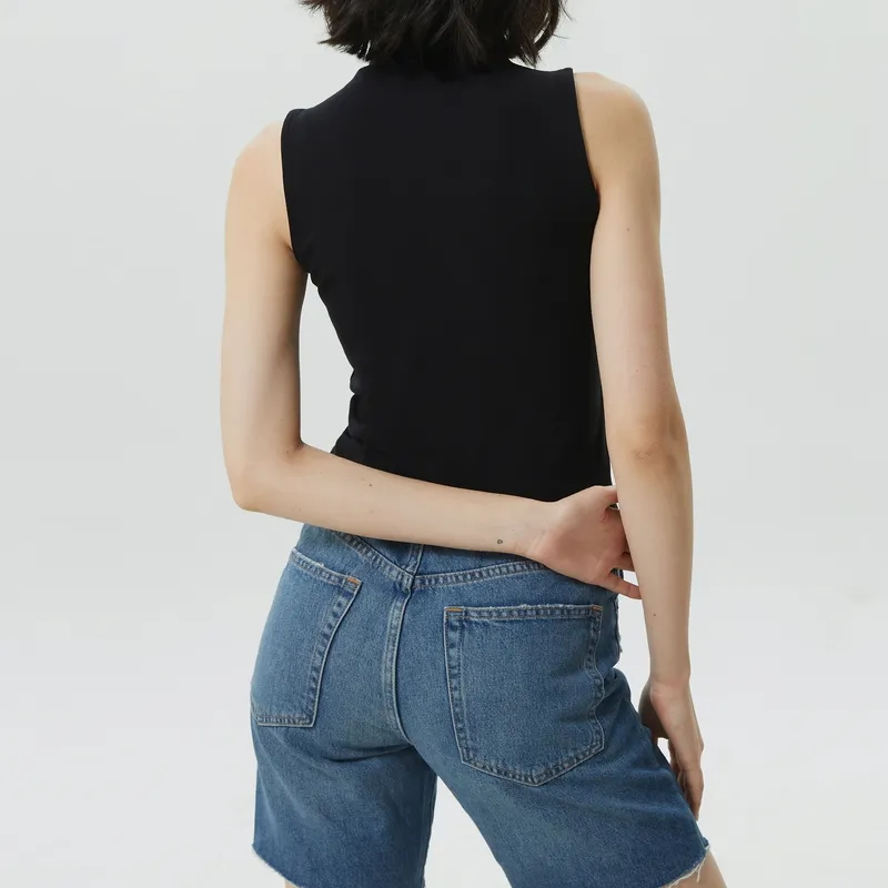 GAP Tank Tops Women's Black-3