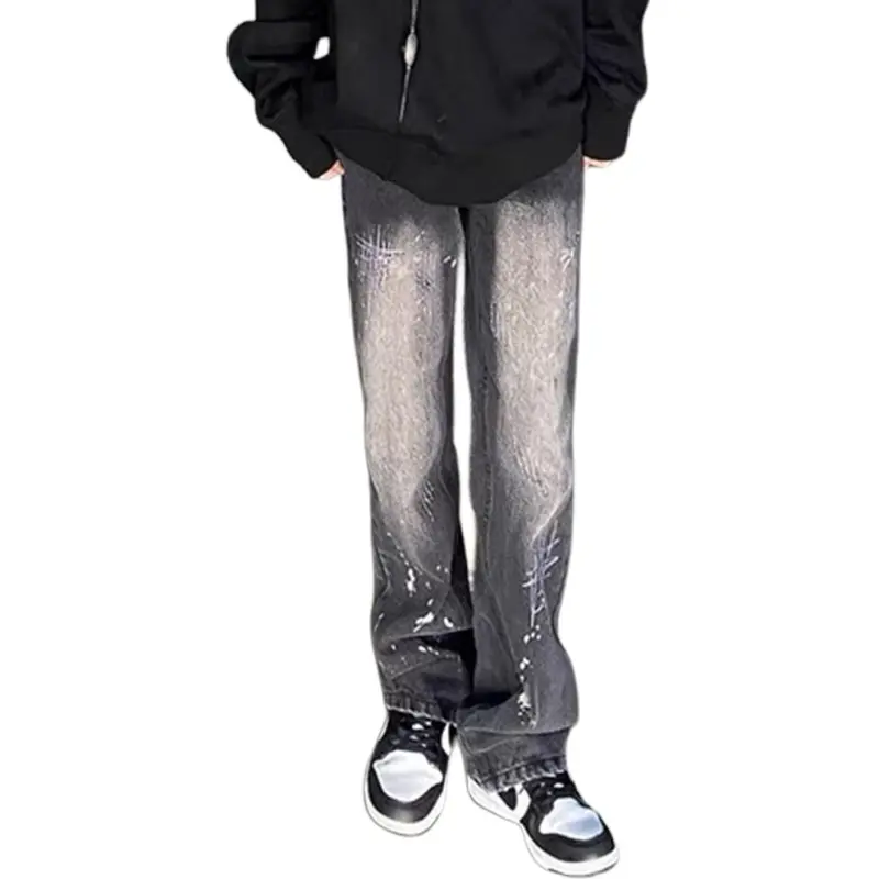 NHZN Jeans Unisex Gray-4