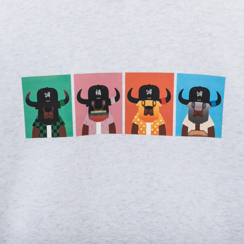 New Era x GUIMIEZHIREN LIANMINGKUAN FW24 Sweatshirt Unisex Gray-2