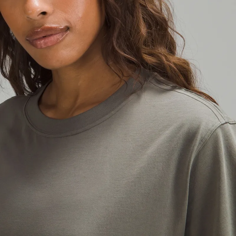 Lululemon All Yours T Shirt Women's Green Gray-3