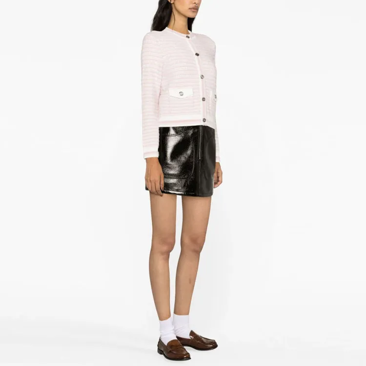 Maje Round-neck Button-up Cardigan-3