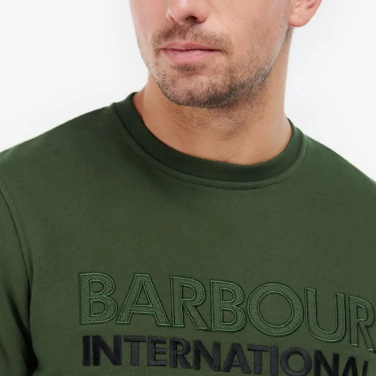 BARBOUR Sweatshirts Men Green-4