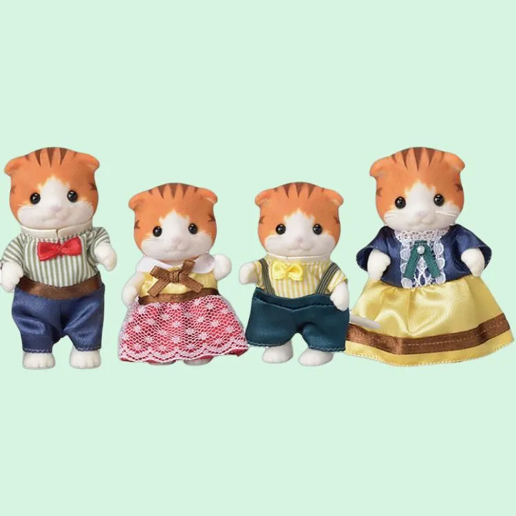 Sylvanian Families Maple Leaf Dolls Plush Doll 6.5 8cm Height-3
