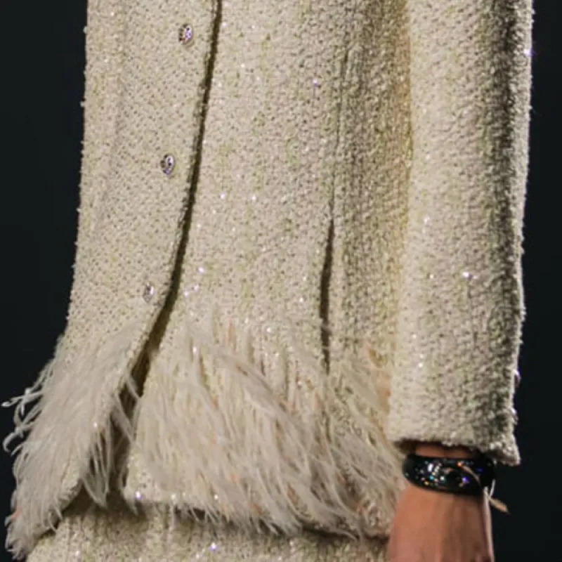 CHANEL Jackets Women's Light Beige-2