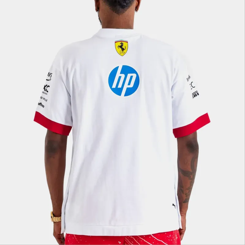 PUMA x Ferrari , SCUDERIA T Shirt Men's White-3