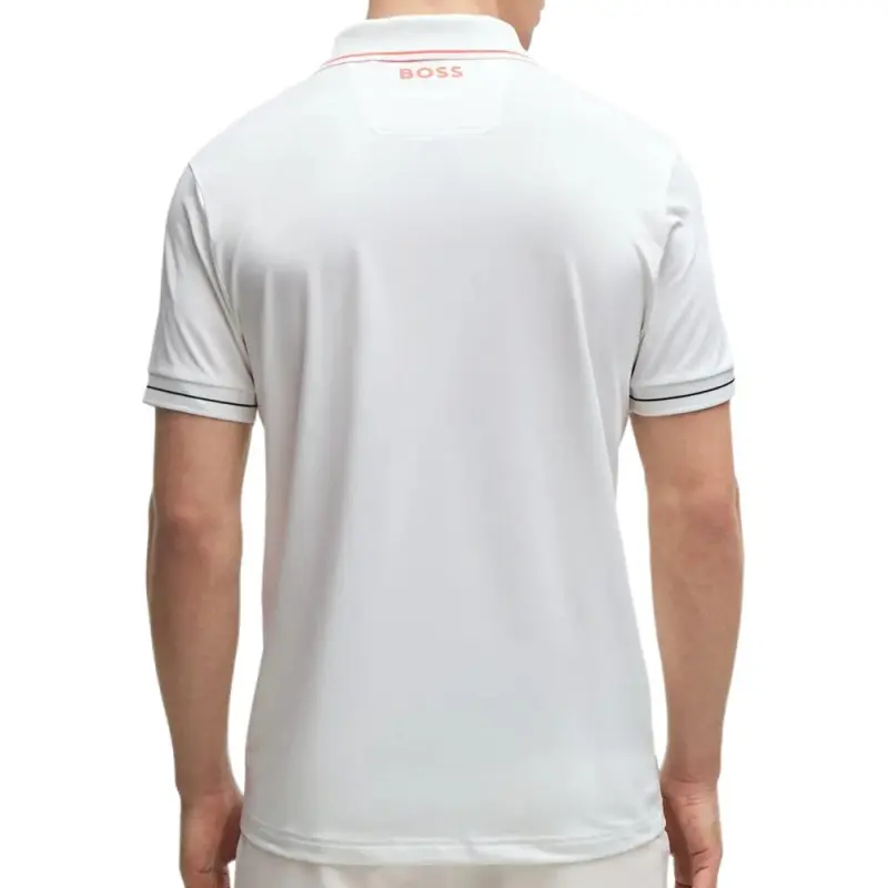 HUGO BOSS Logo print Polo Shirt-4