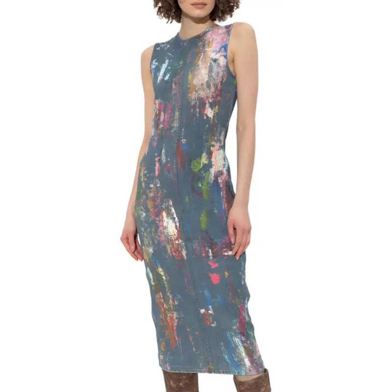Acne Studios Sleeveless Dress Women's Blue-2