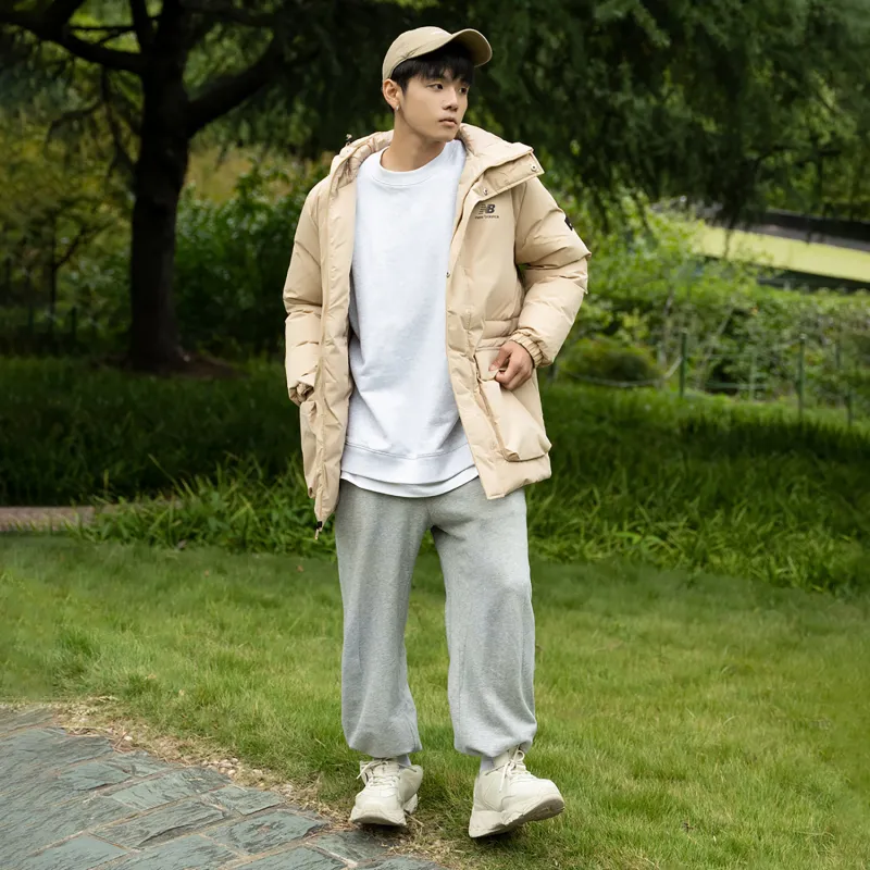 New Balance Down Jackets Unisex Apricot-4
