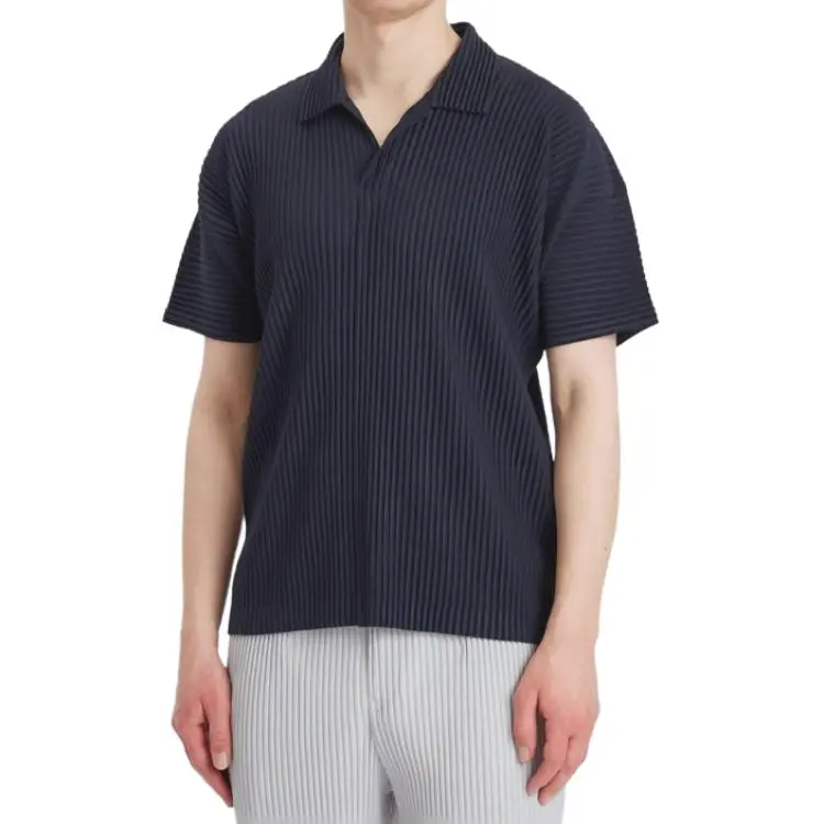 Homme Plissé Issey Miyake Pleated Polo Shirt-2
