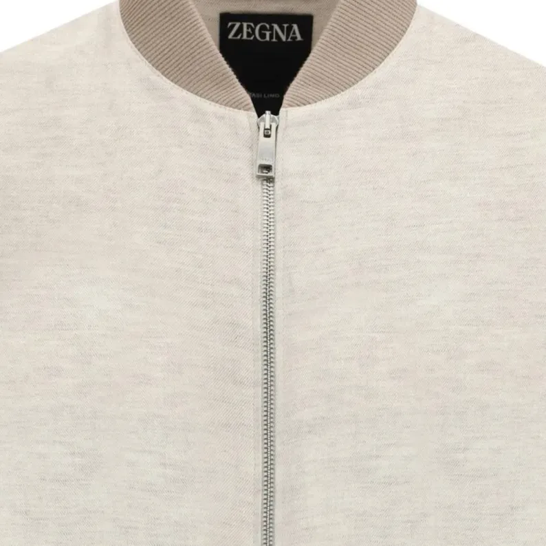 Ermenegildo Zegna Zipped Bomber Jacket-4