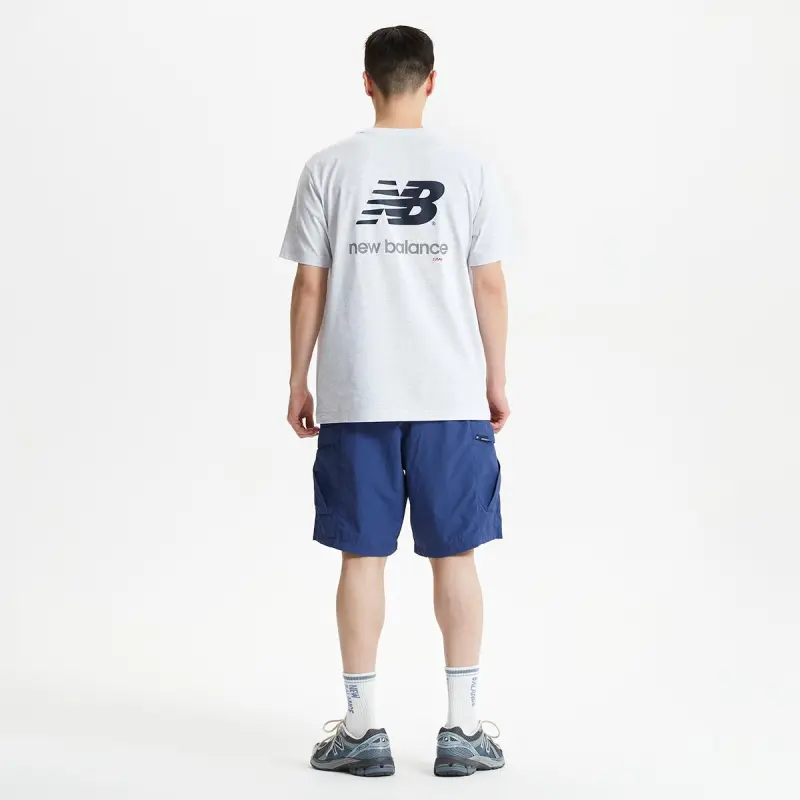 New Balance UNI Essential T Shirt Unisex 16 Light Gray-1