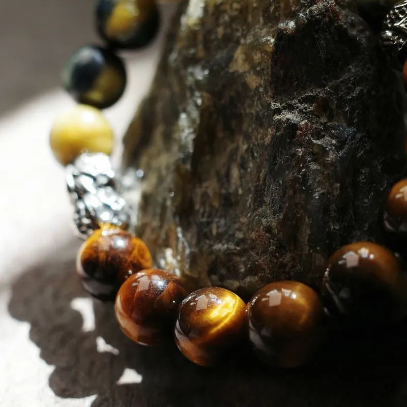 Empress 47 Concept Tiger's Eye Stone Bracelets Unisex-3