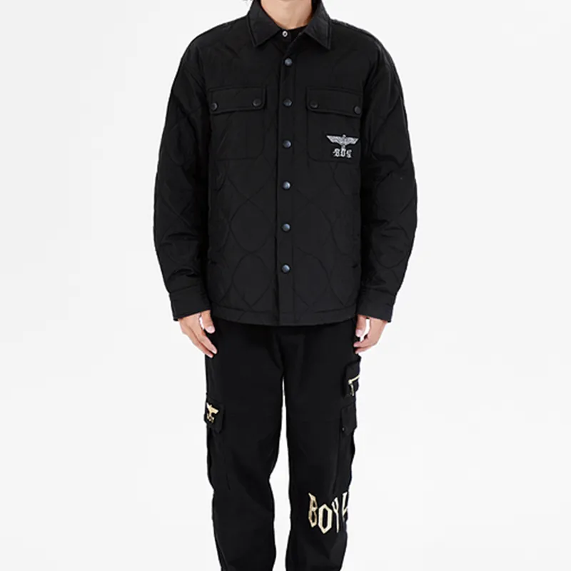 Boy London Puffer Jacket Unisex Black-4