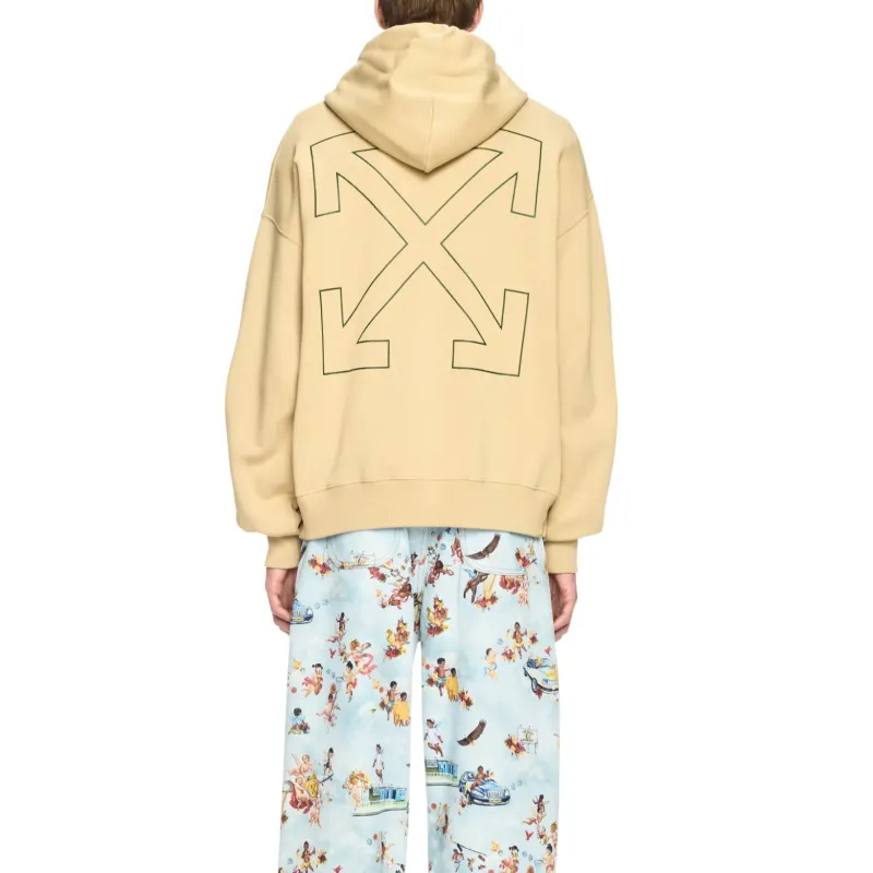 OFF WHITE Cash Arrow Drawstring Hoodie-3