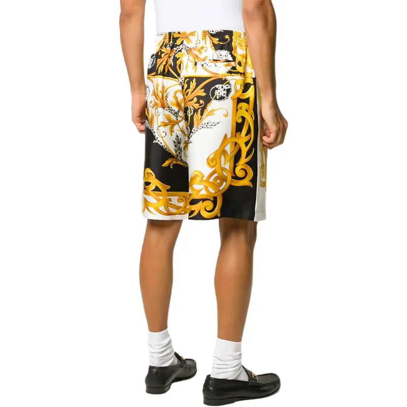 VERSACE Casual Shorts Men Yellow-3