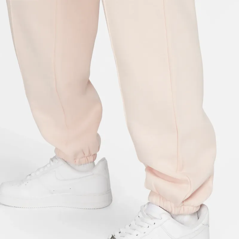 Nike Sportswear Essentials Series Knitted Sports Pants Women's Light Pink-3