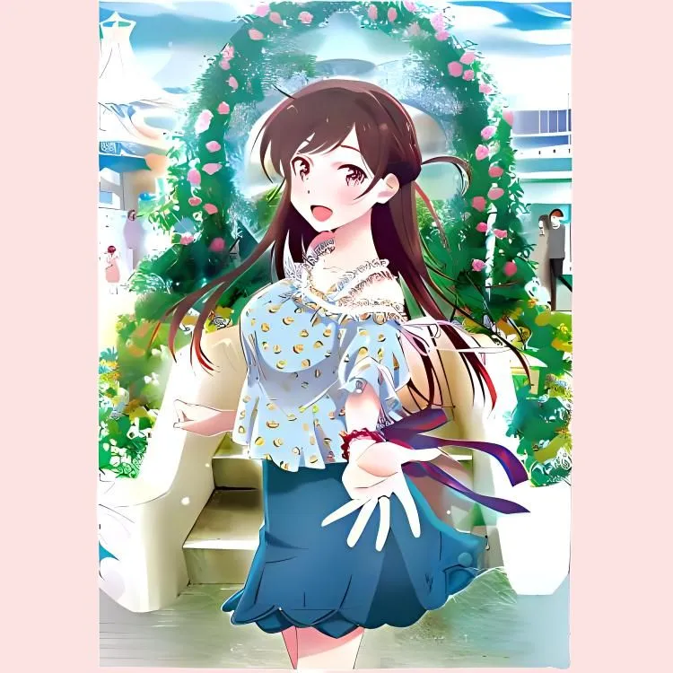BANPRESTO Ichiban Kuji Rent A Girlfriend B Reward Chizuru Mizuhara Poster Anime / Games Posters-2