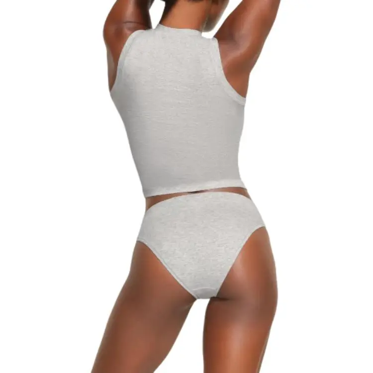 Skims Tank Tops Women's LIGHT HEATHER GREY/Light Gray-3