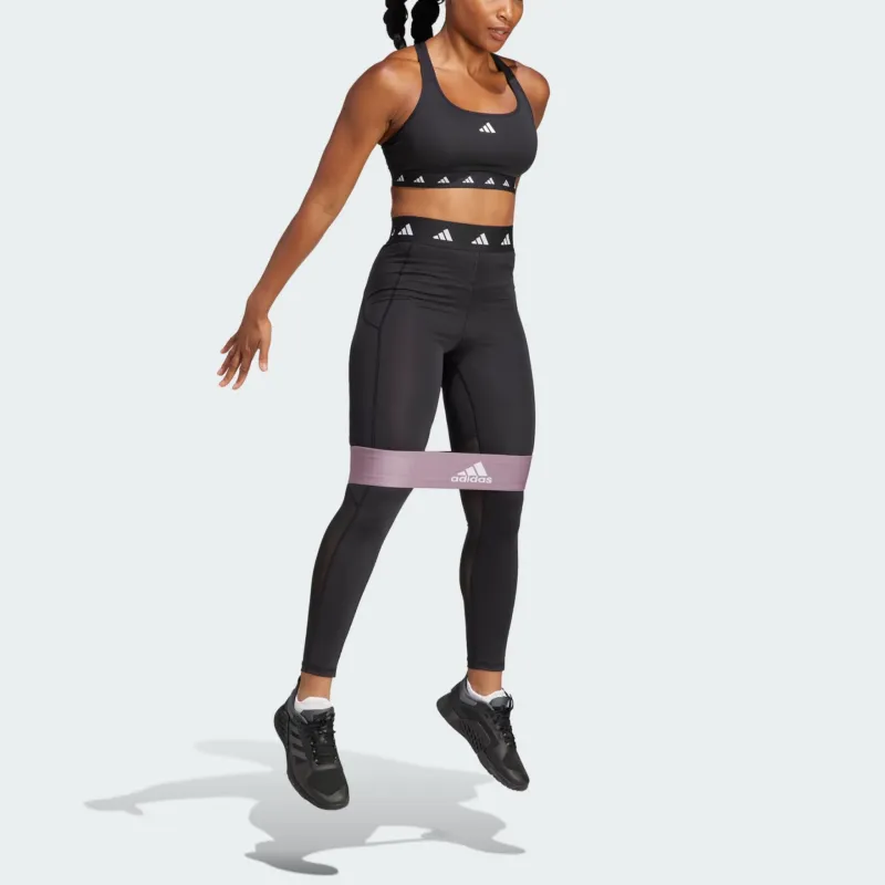 Adidas Techfit Stash Pocket Full-Length Leggings Athletic Trousers Women's Black-4