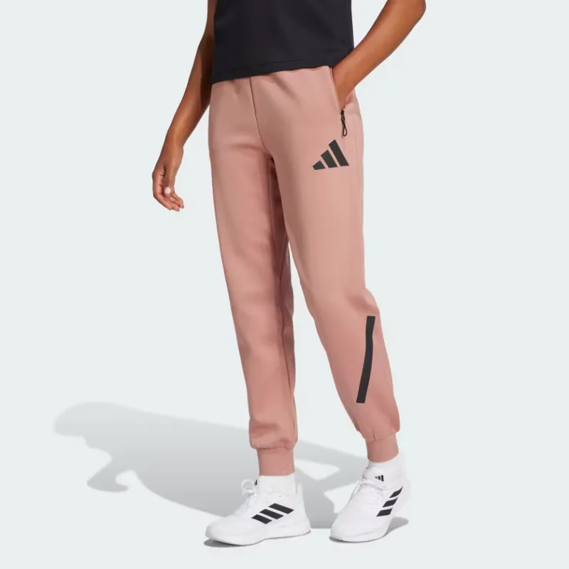 Adidas Women's Z.N.E. Tracksuit Bottoms Warm Clay-2