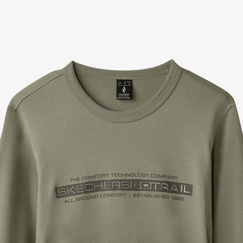 Skechers Sportlife Sweatshirt Men's Laurel Oak Gray-2